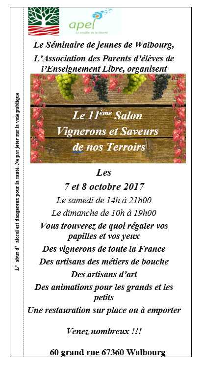 Salon Vignerons et Saveurs de nos Terroirs