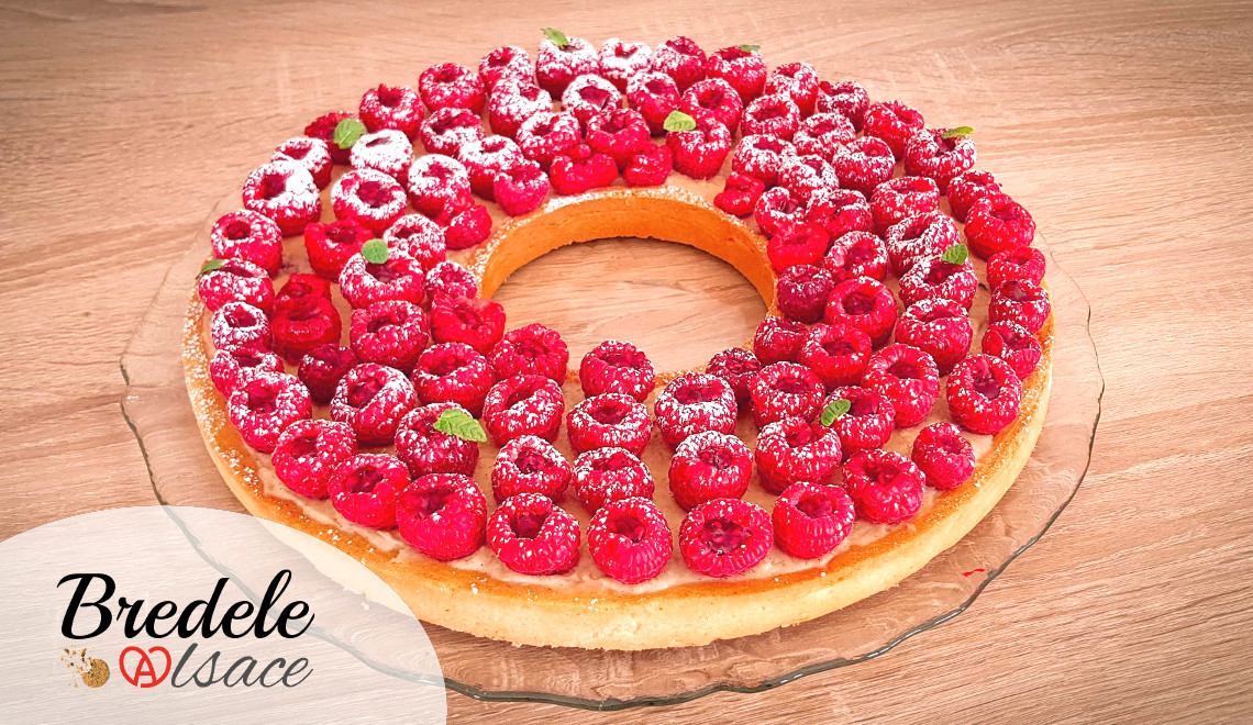 Tarte aux framboises