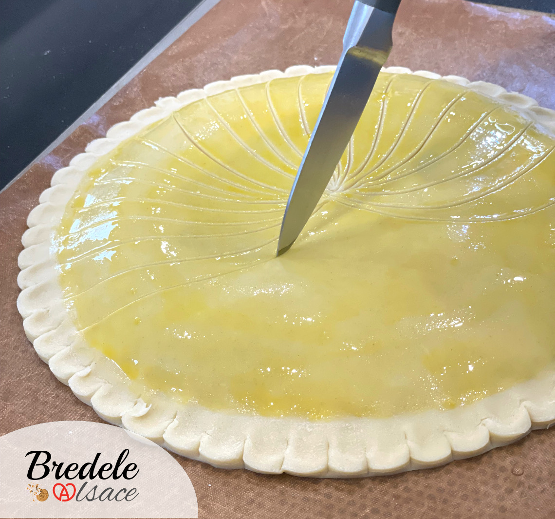 Galette des rois frangipane au sirop d'érable