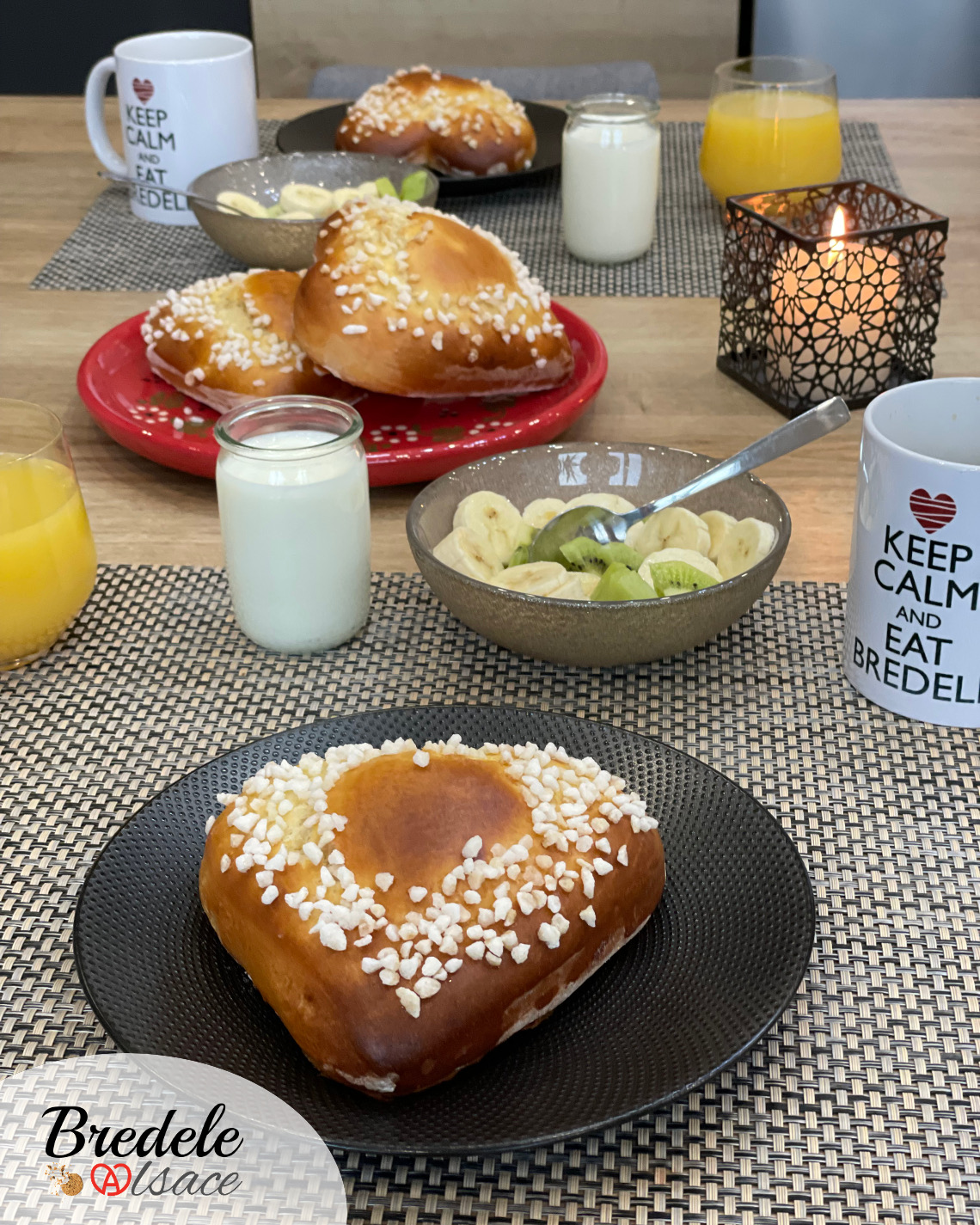 Brioche de la Saint-Valentin