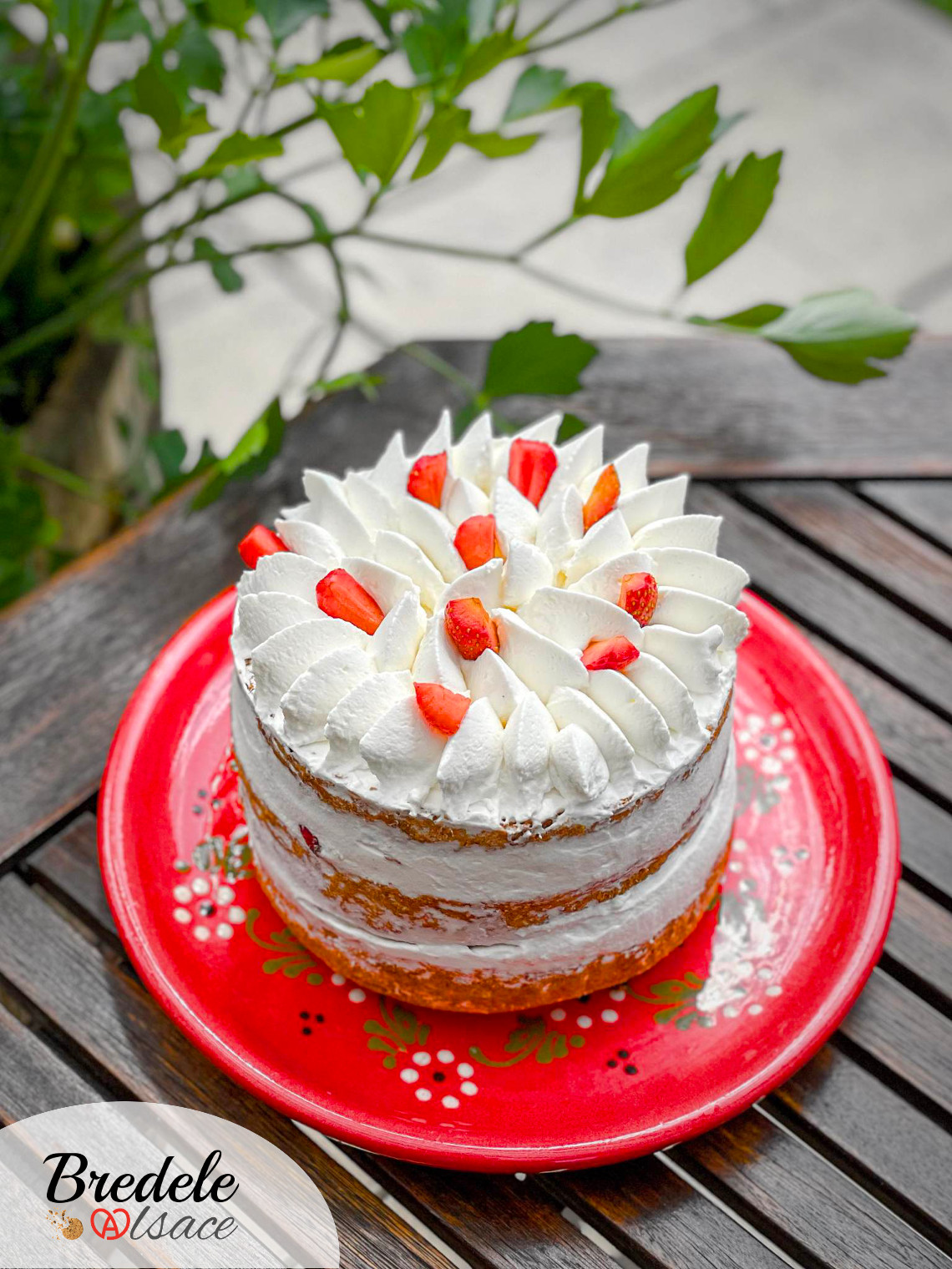 Layer Cake aux Fraises et Chantilly Mascarpone
