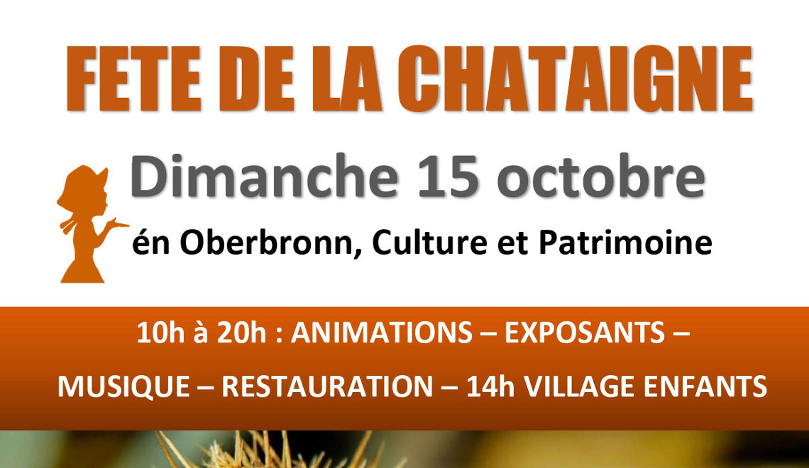 la fête de la Châtaigne à Oberbronn 2023